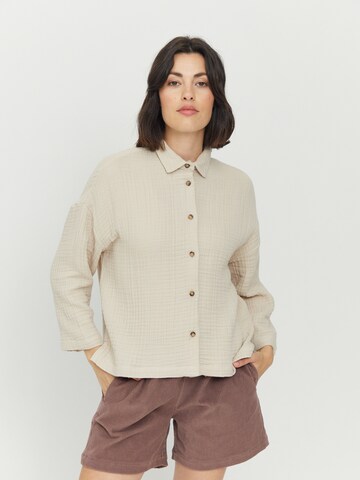 mazine Bluse 'Talima' in Beige: predná strana