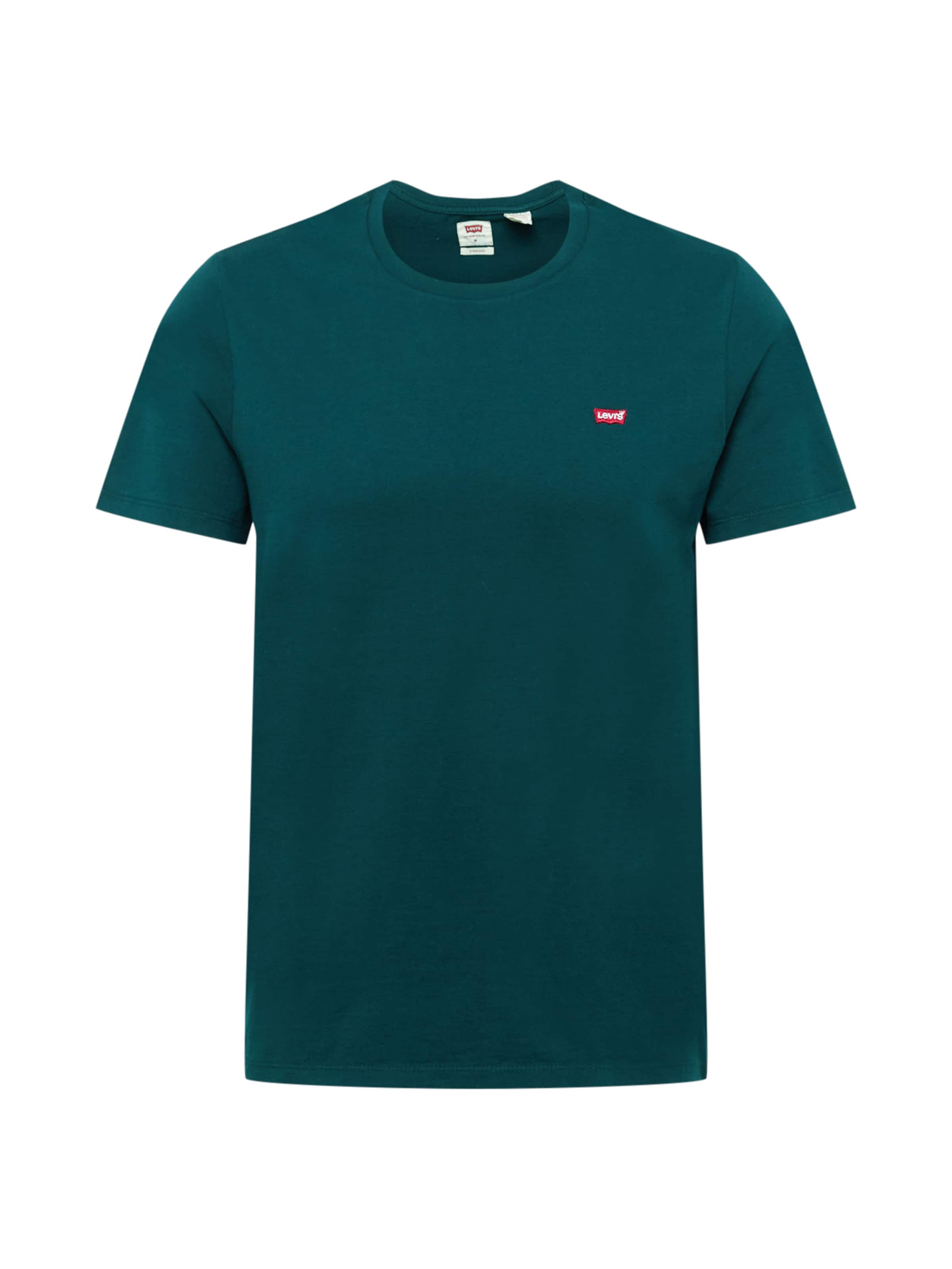 LEVI'S ® Póló 'Original Housemark Tee' - zöld: elől