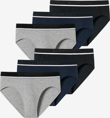 Slip ' 95/5 Organic Cotton ' SCHIESSER en noir : devant