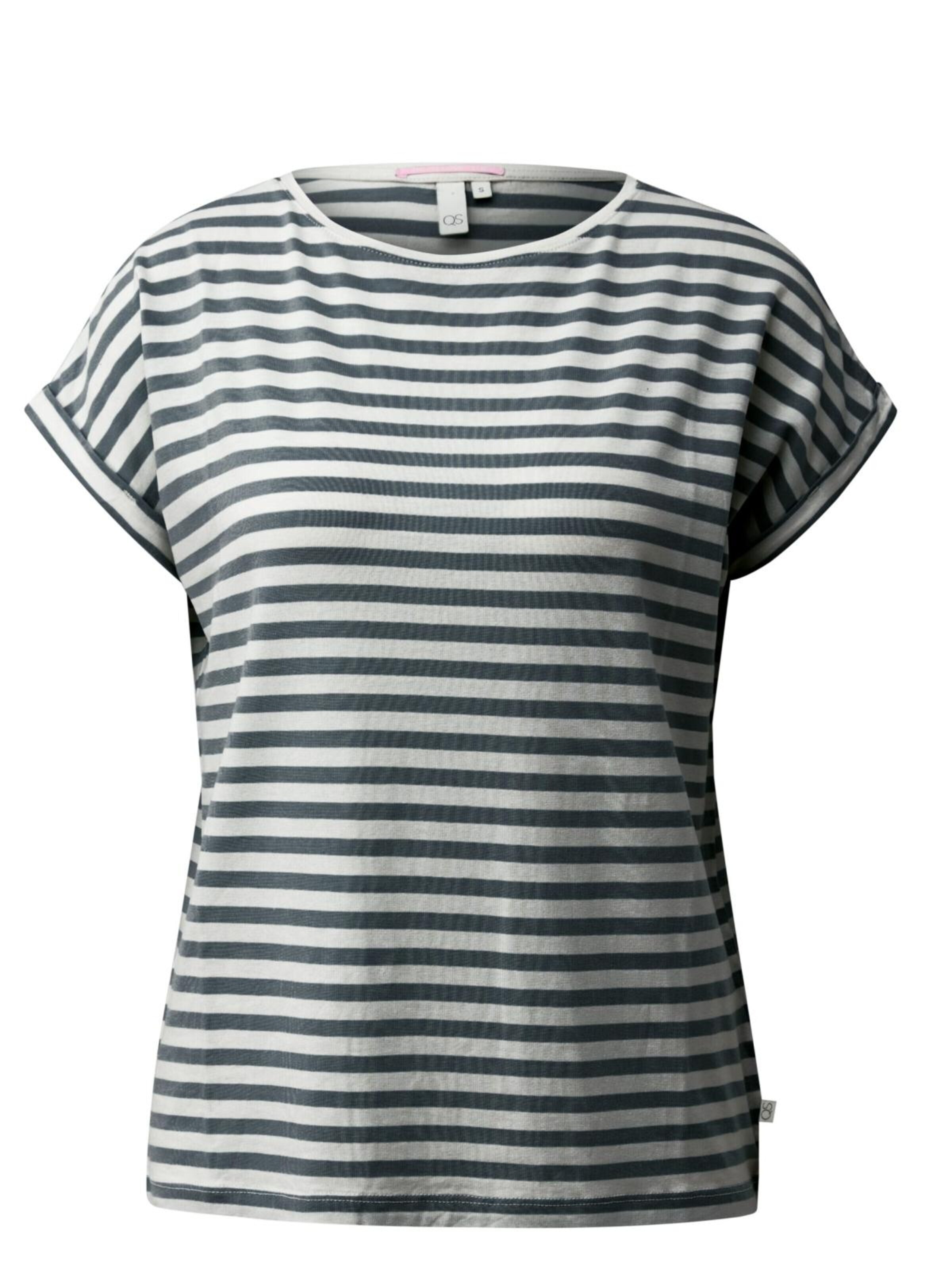 QS Shirt in Blauw: voorkant