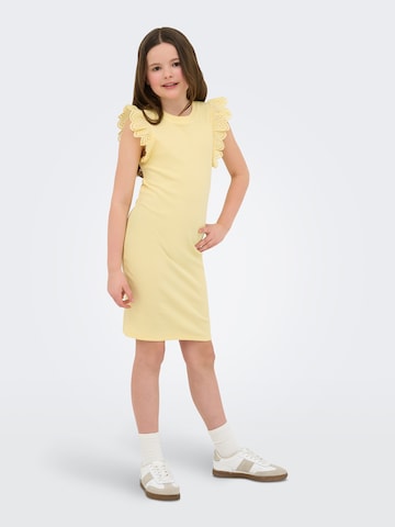 ONLY GIRLS Dress 'KOGDREA' in Yellow: front