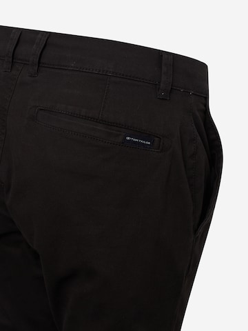 Coupe slim Pantalon chino TOM TAILOR en noir