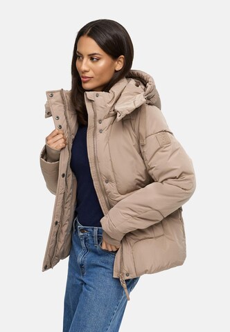 NAVAHOO Winter jacket 'Zauberlicht 14' in Brown