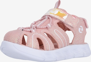 ZigZag Sandals 'Niagien' in Pink: front