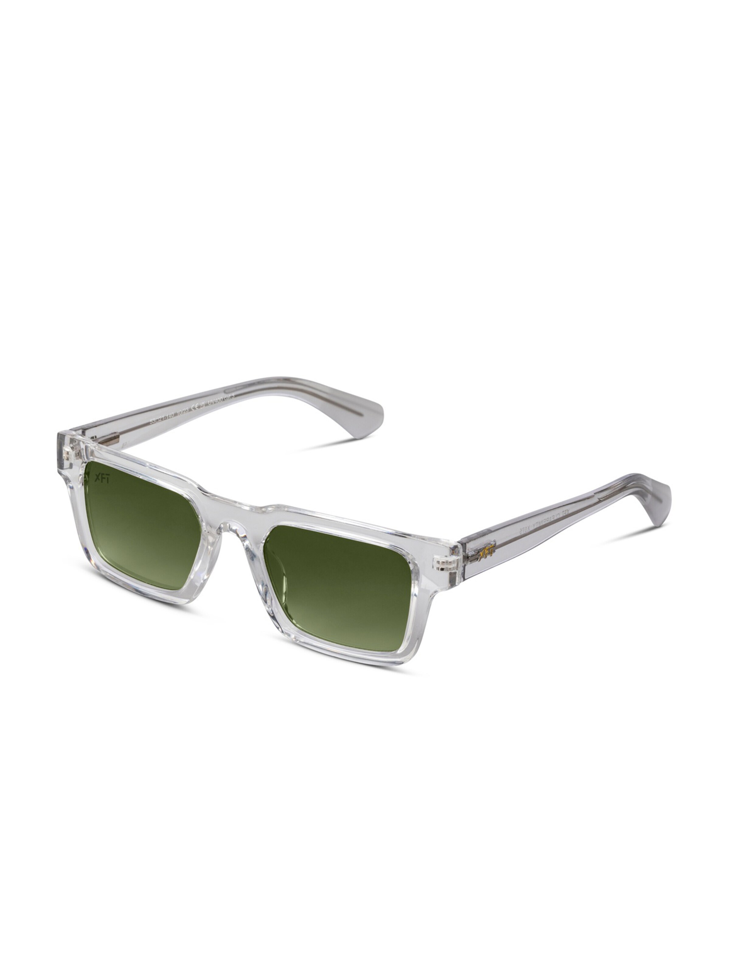 X Frame Therapy Sonnenbrille 'Clearfinity Sun' in Grün: Vorderseite