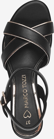 MARCO TOZZI Sandaler med rem i sort