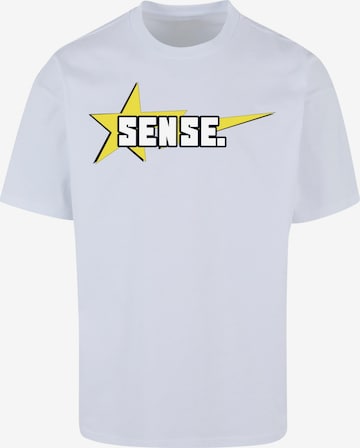 9N1M SENSE Shirt 'Star' in White: front