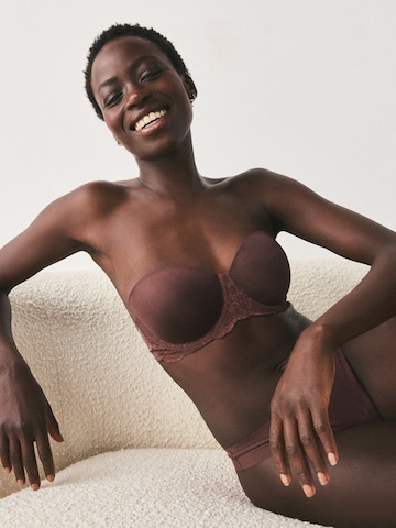 Next Balconette Rintaliivi värissä ruskea