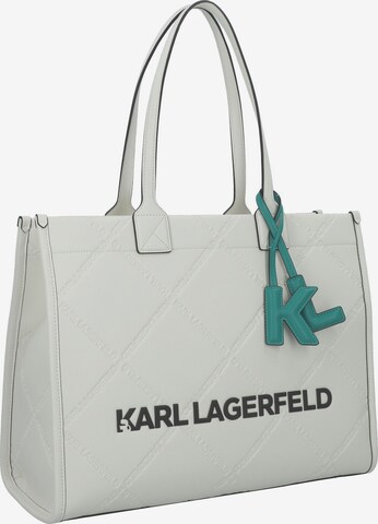 Cabas 'Skuare' Karl Lagerfeld en blanc