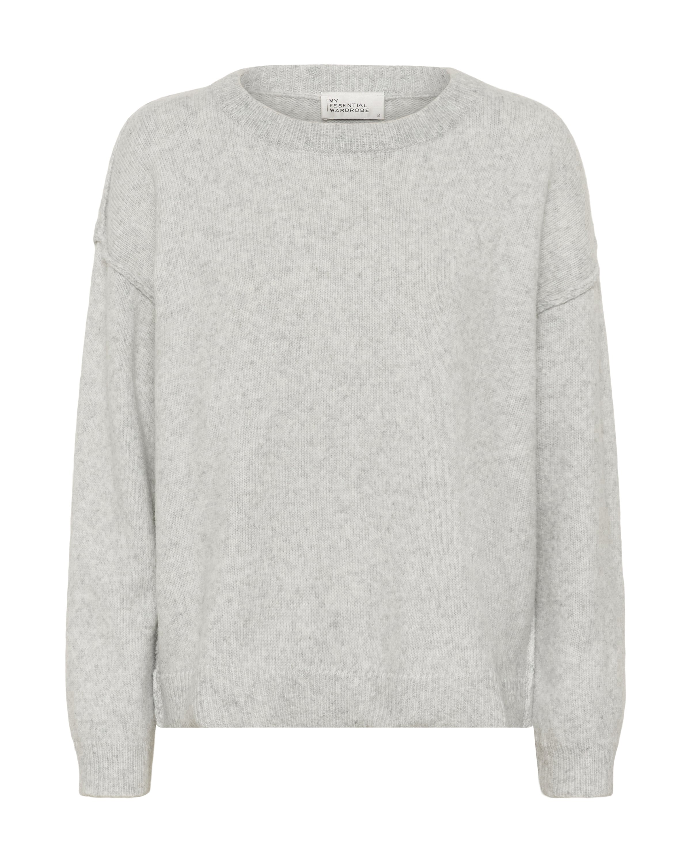 My Essential Wardrobe Pullover 'Paloma Fine' in Grau: Vorderseite