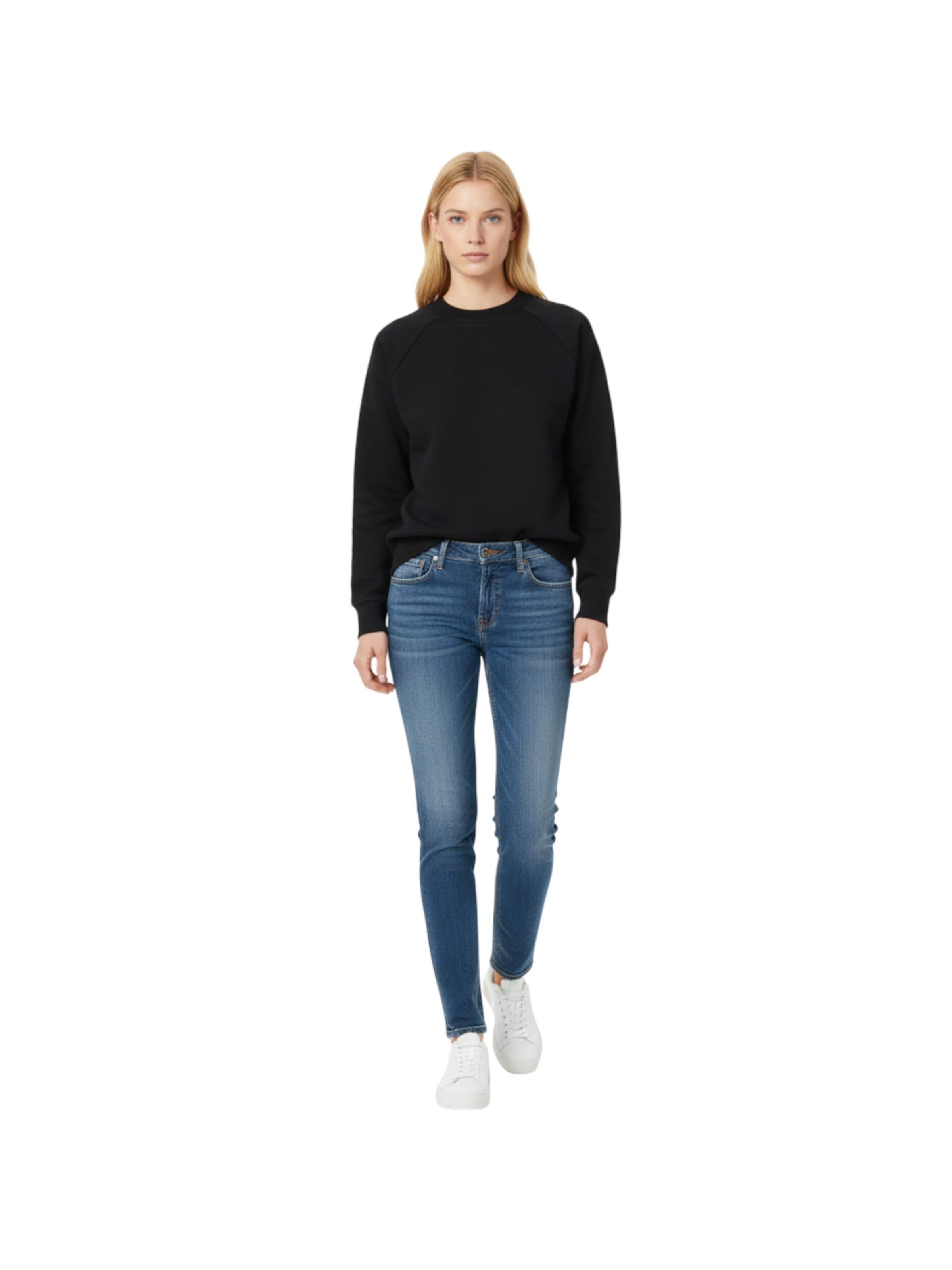 Peter Jo Sweatshirt in Zwart
