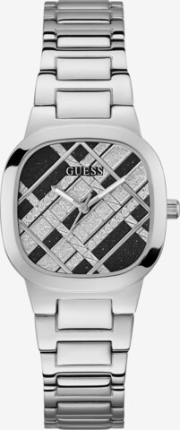 Montre à affichage analogique 'CLASH' GUESS en argent : devant