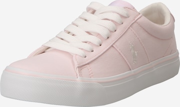 Polo Ralph Lauren Sneakers 'SAYER' in Roze: voorkant