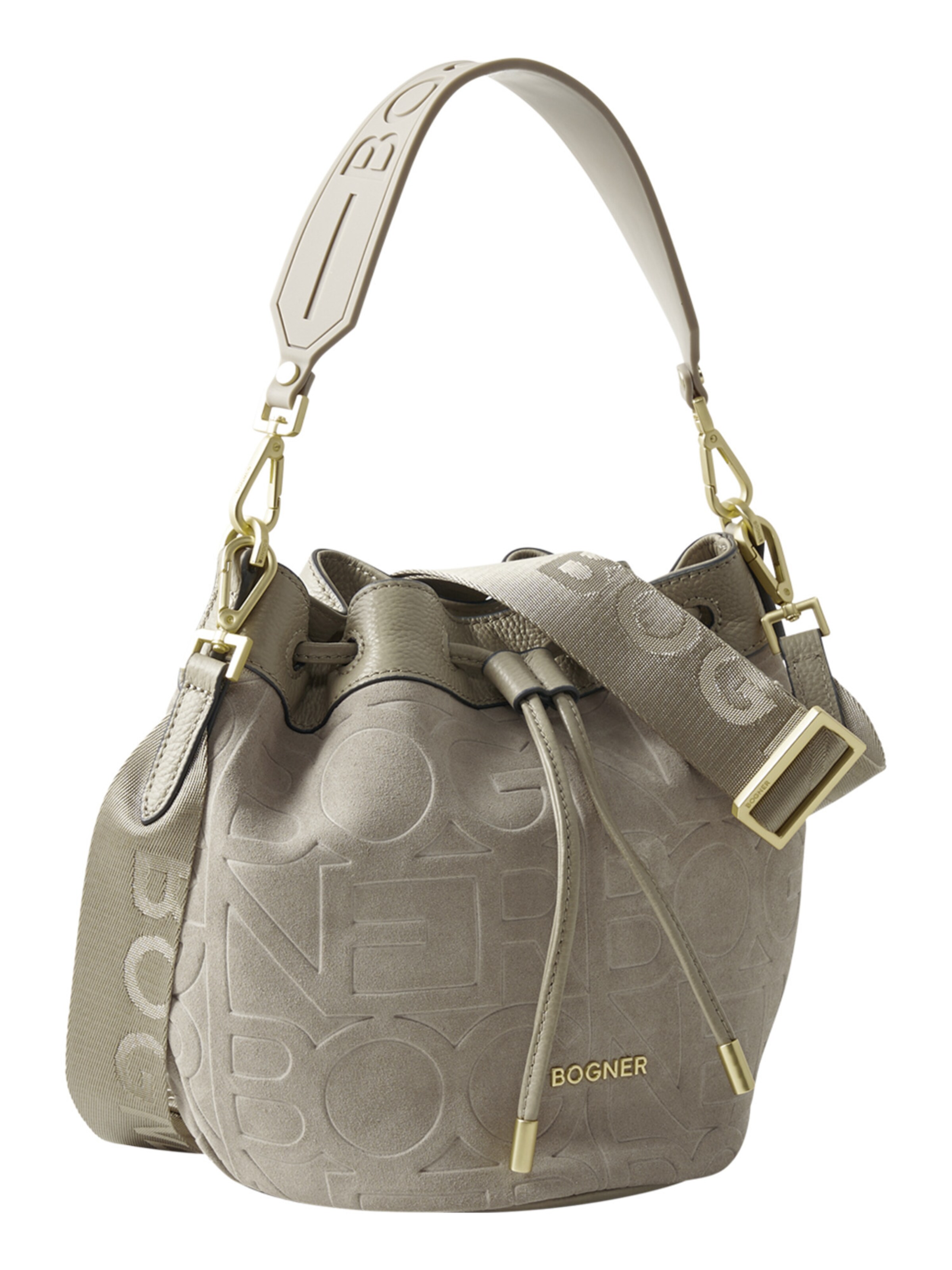 BOGNER Beuteltasche 'Glarus Neve Ines' in Beige
