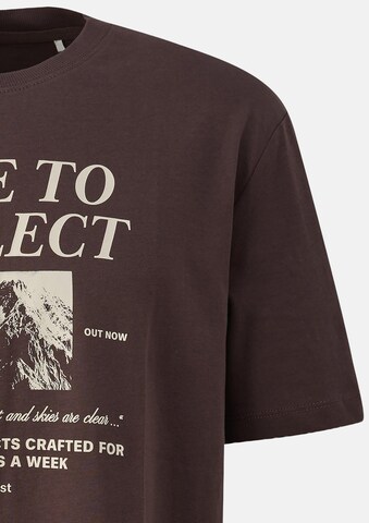 T-Shirt s.Oliver Men Big Sizes en marron : devant