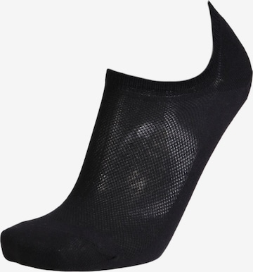 Sokisahtel - Calcetines 'KONRAD cotton footies for men' en negro: frente