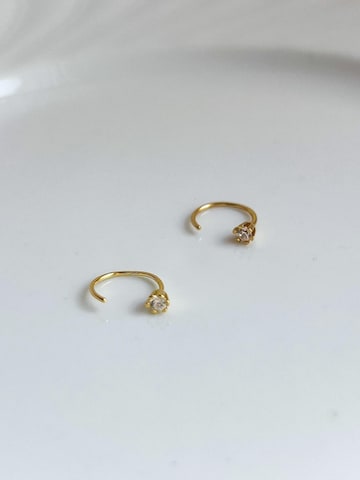 Kamakula Earrings 'Mini C' in Gold
