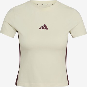 ADIDAS SPORTSWEAR Majica 'W 3S SJ BABY T' | bež barva: sprednja stran