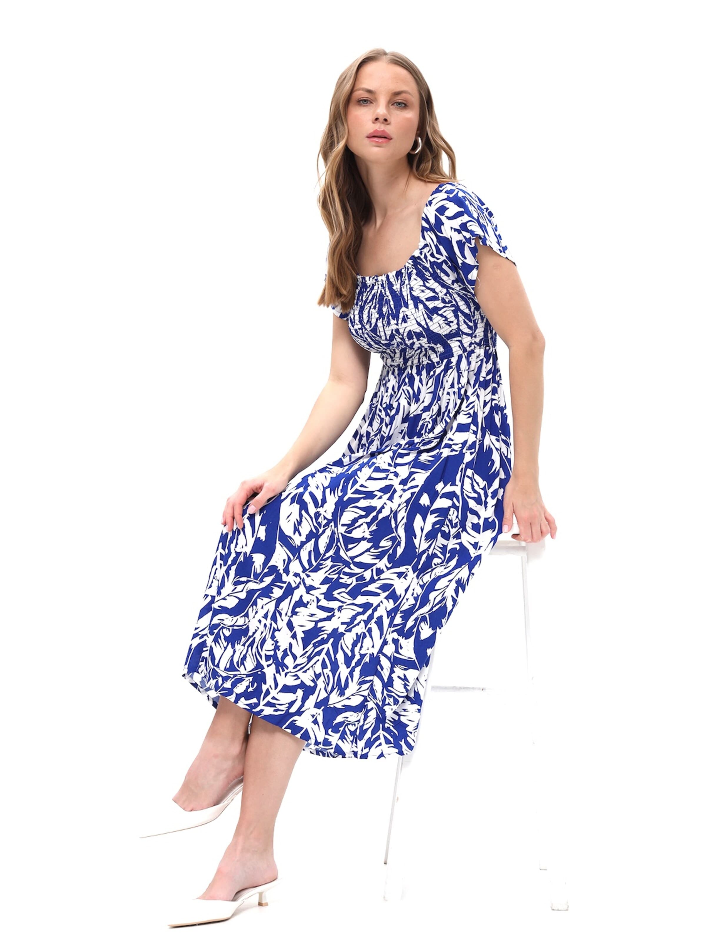 Passioni Summer Dress in Blue