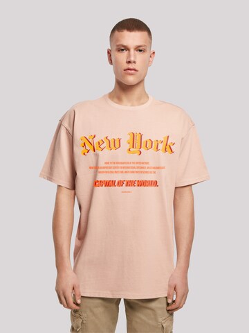 F4NT4STIC Shirt 'New York COTW' in Pink: predná strana