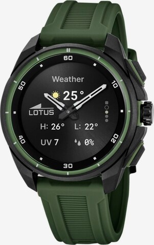 Montre digitale Lotus en vert : devant