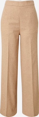 SCOTCH & SODA Wide leg Byxa i beige: framsida