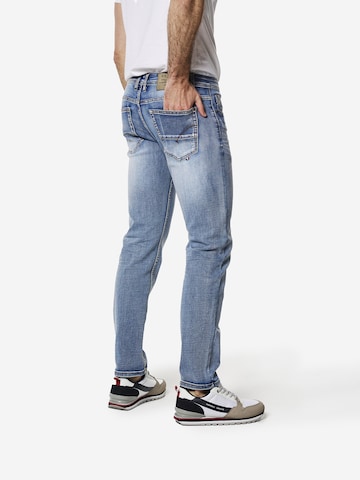 KOROSHI Regular Jeans i blå