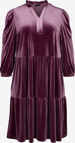 Robe Zizzi en violet : devant