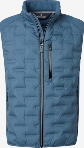 CASAMODA Weste 'Basic' in Blau: Vorderseite