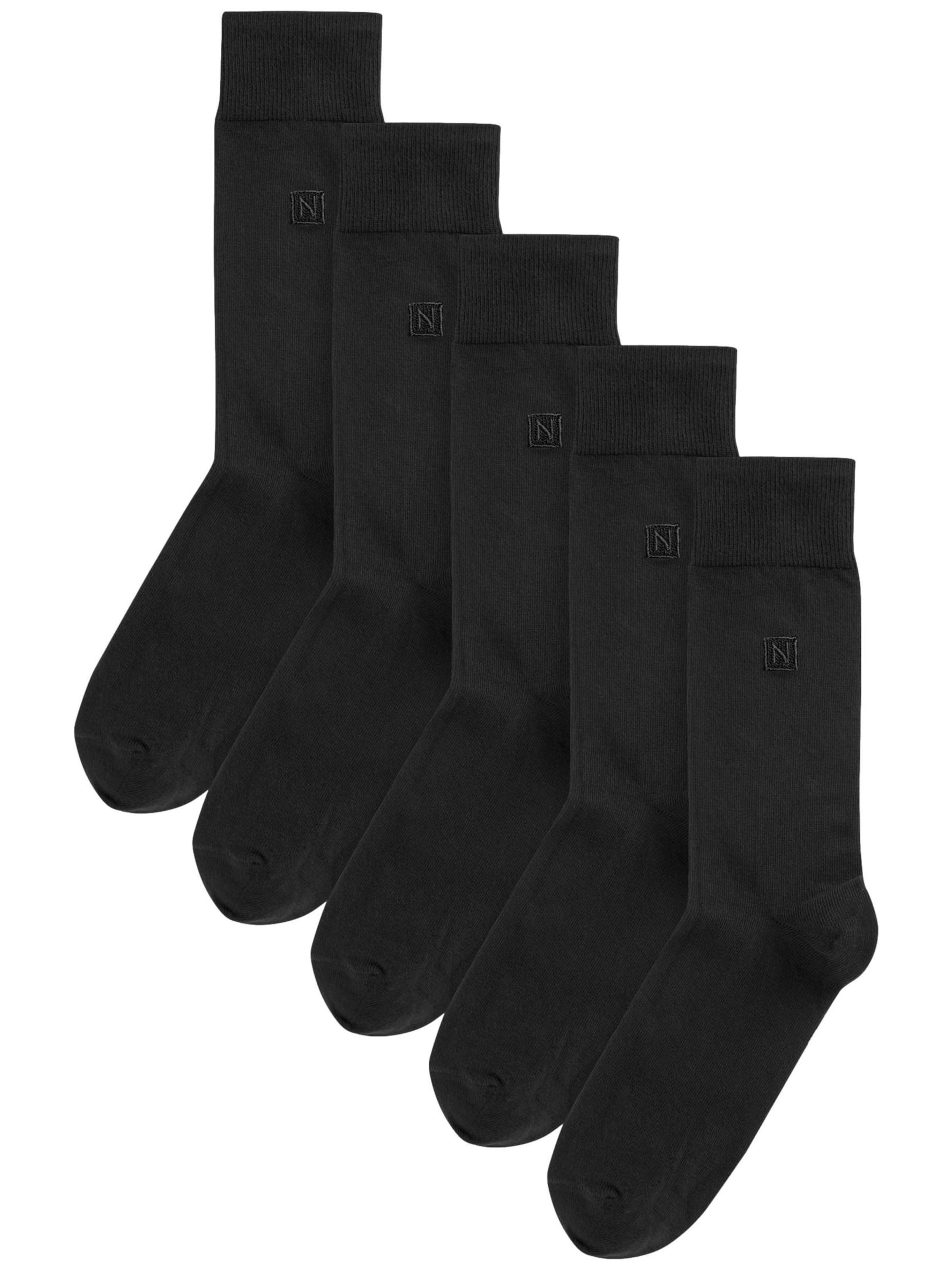 Chaussettes Next en noir : devant