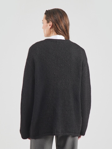 Monki Knit cardigan in Black
