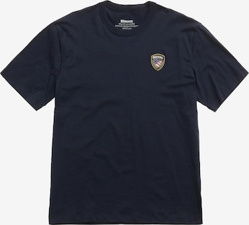 T-Shirt 'BLAUER FAXON T-SHIRT T-SHIRT' Blauer en bleu : devant