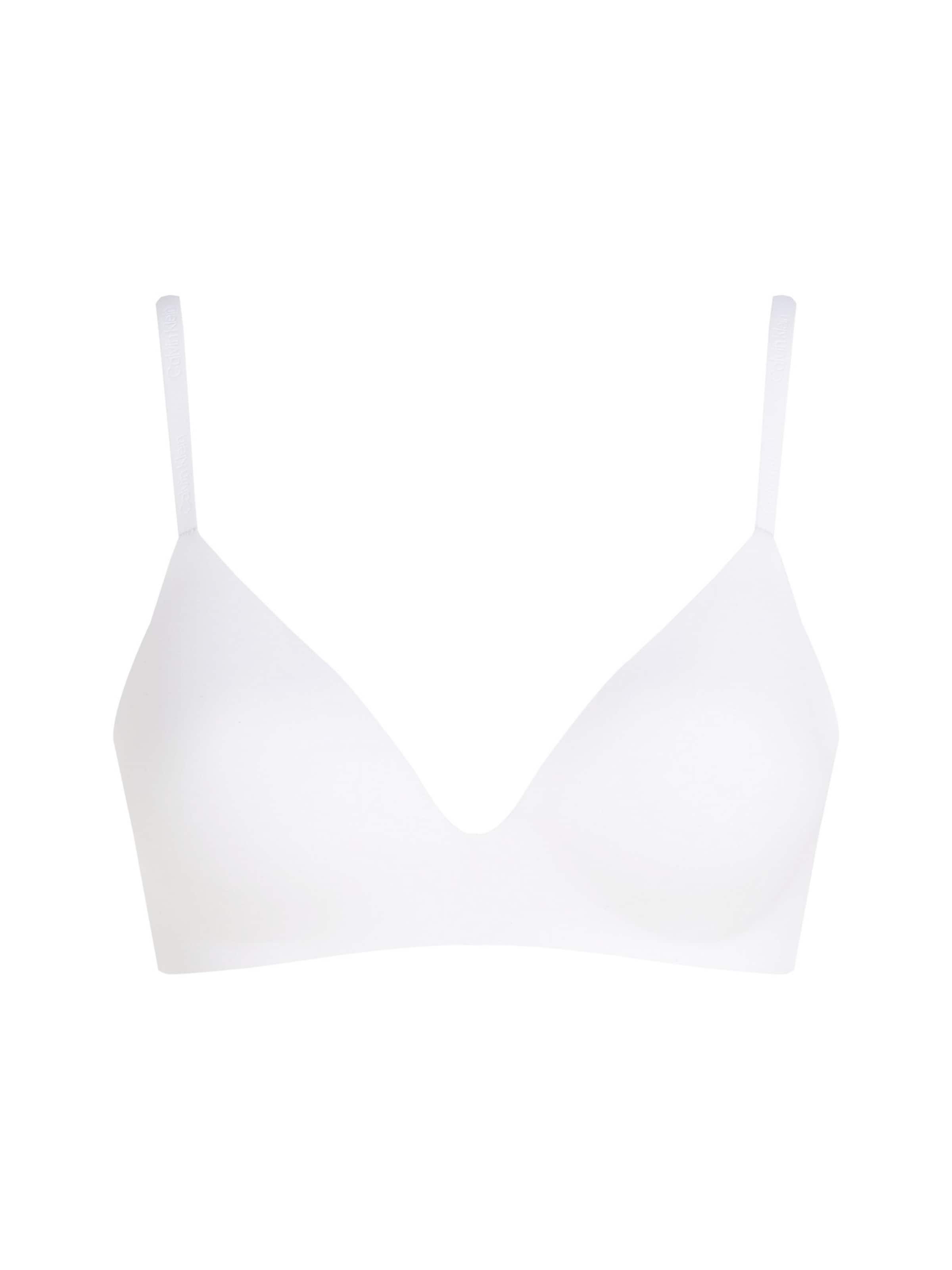 Invisible Soutien-gorge Calvin Klein Underwear en blanc : devant