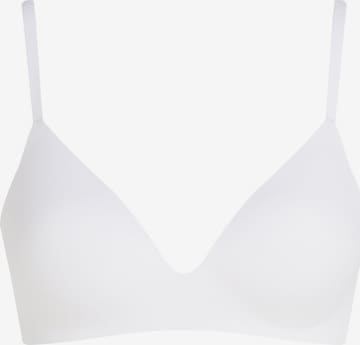 T-shirt Reggiseno di Calvin Klein Underwear in bianco: frontale