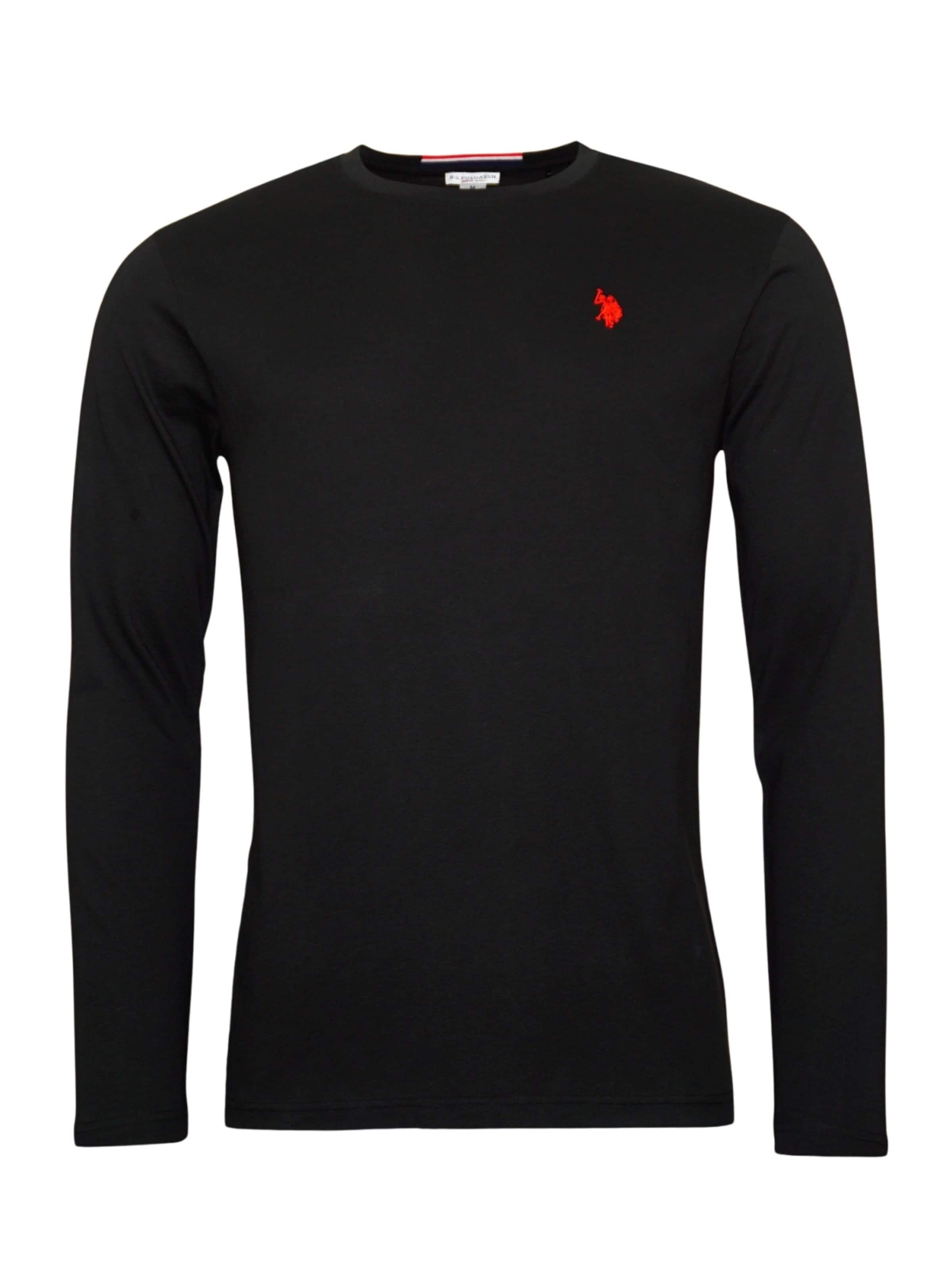 Maglietta di U.S. POLO ASSN. in nero: frontale