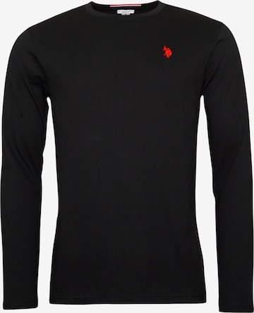 U.S. POLO ASSN. Shirt in Zwart: voorkant