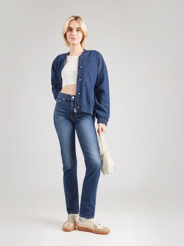 zils LEVI'S ® Standarta Džinsi '724™ High Rise Straight Jeans'