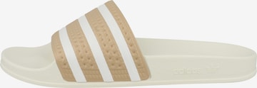 Saboți 'Adilette' de la ADIDAS ORIGINALS pe bej