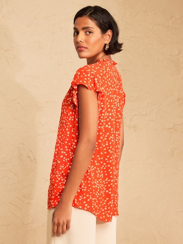 Camicia da donna di love & roses in arancione