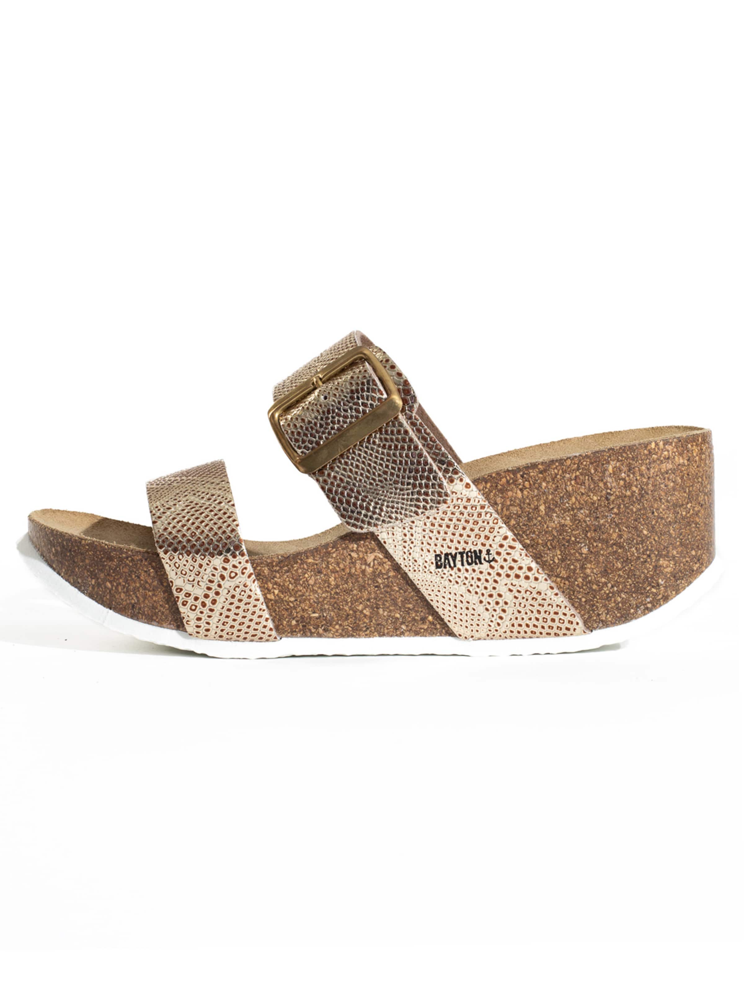 BaytonNatikače s potpeticom 'Newcastle' - zlatna boja: prednji dio