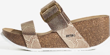 Bayton Pantolette 'Newcastle' in Gold: predná strana