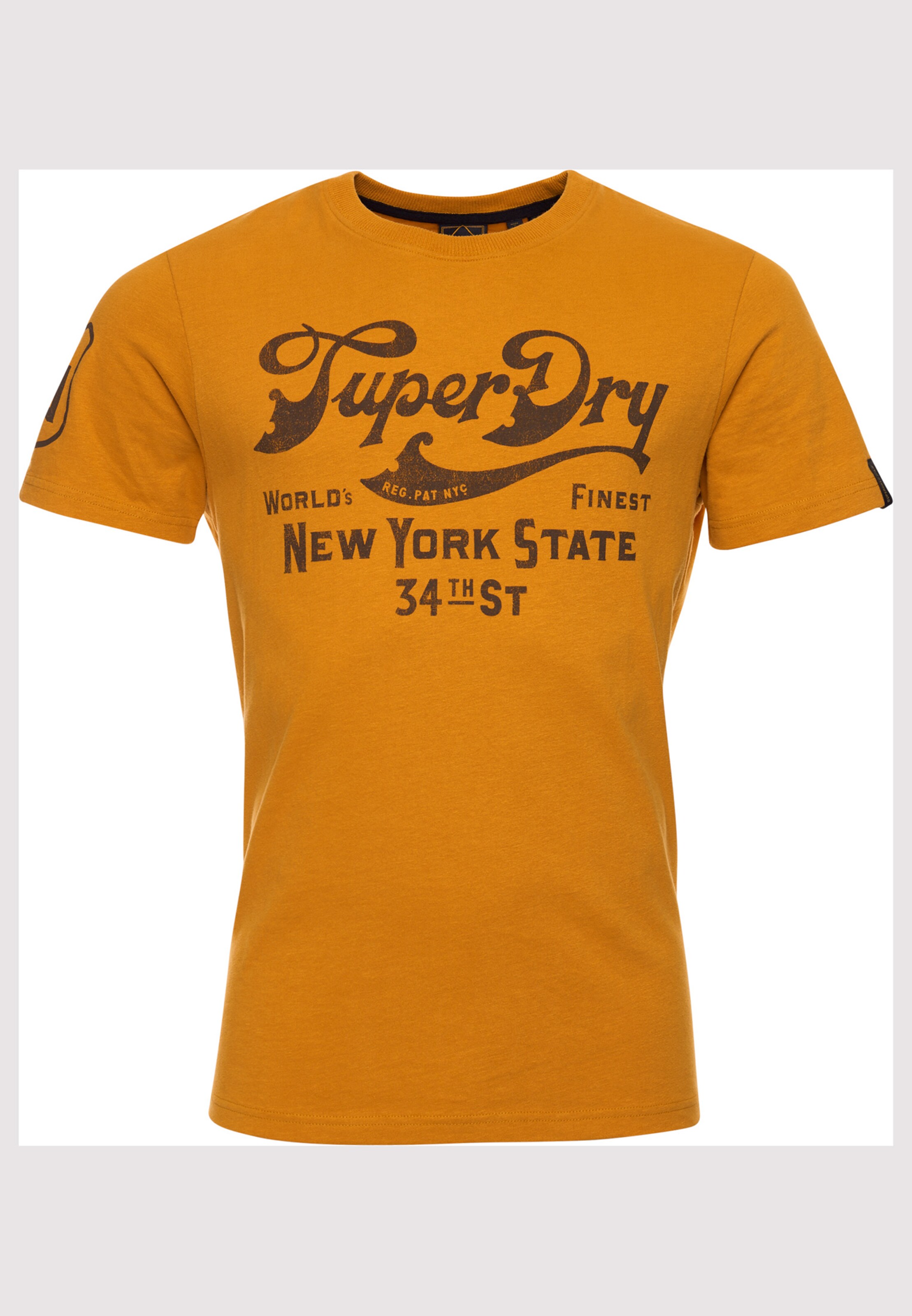 Männer Shirts Superdry T-Shirt 'Workwear' in Orange - OU42757 Männer Shirts Superdry T-Shirt 'Workwear' in Orange - OU42757