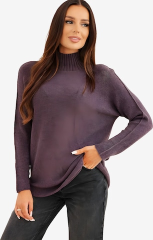 Lumera Pullover in Lila: Vorderseite
