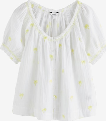Next Блузка в Белый: спереди