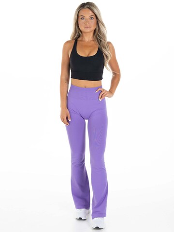 Divina Flared Sportbroek 'Altum' in Lila