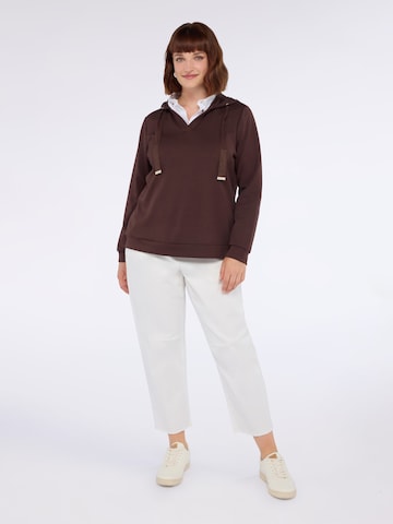 Fiorella Rubino Sweatvest in Bruin