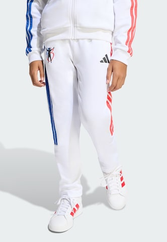 ADIDAS PERFORMANCE - regular Pantalón deportivo 'Jude Bellingham' en blanco: frente