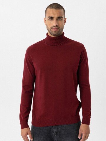 Pullover di Anou Anou in rosso: frontale
