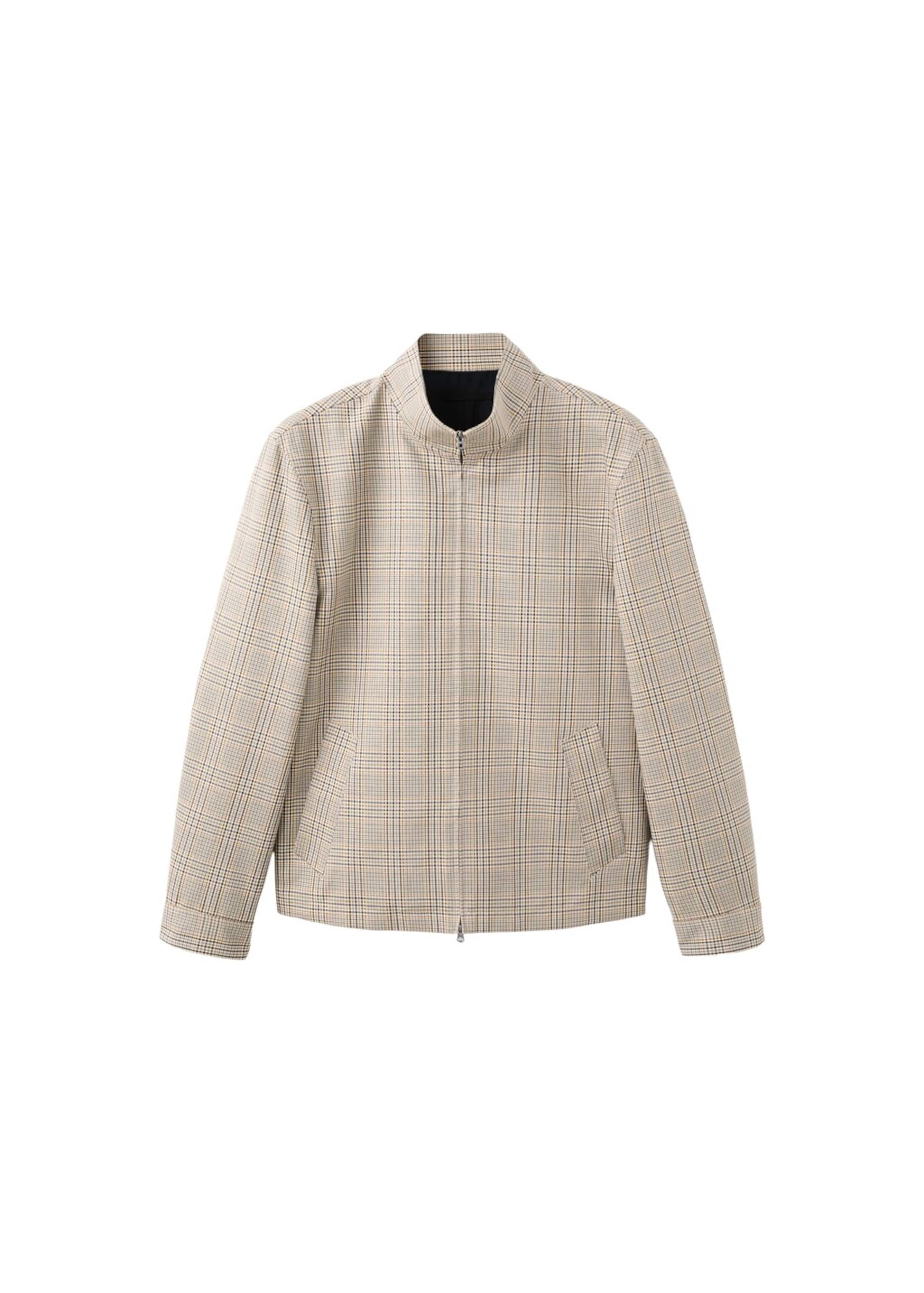 MANGO MAN Between-Season Jacket 'Gabrion' in Grey: front