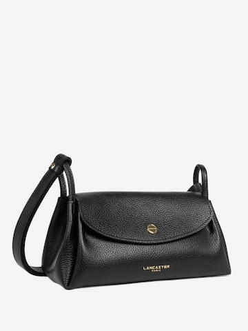 Sac à bandoulière 'Lancaster Sac trotteur A rabat aimanté M Accordéon Double Noir - In - Nude' LANCASTER Paris en noir